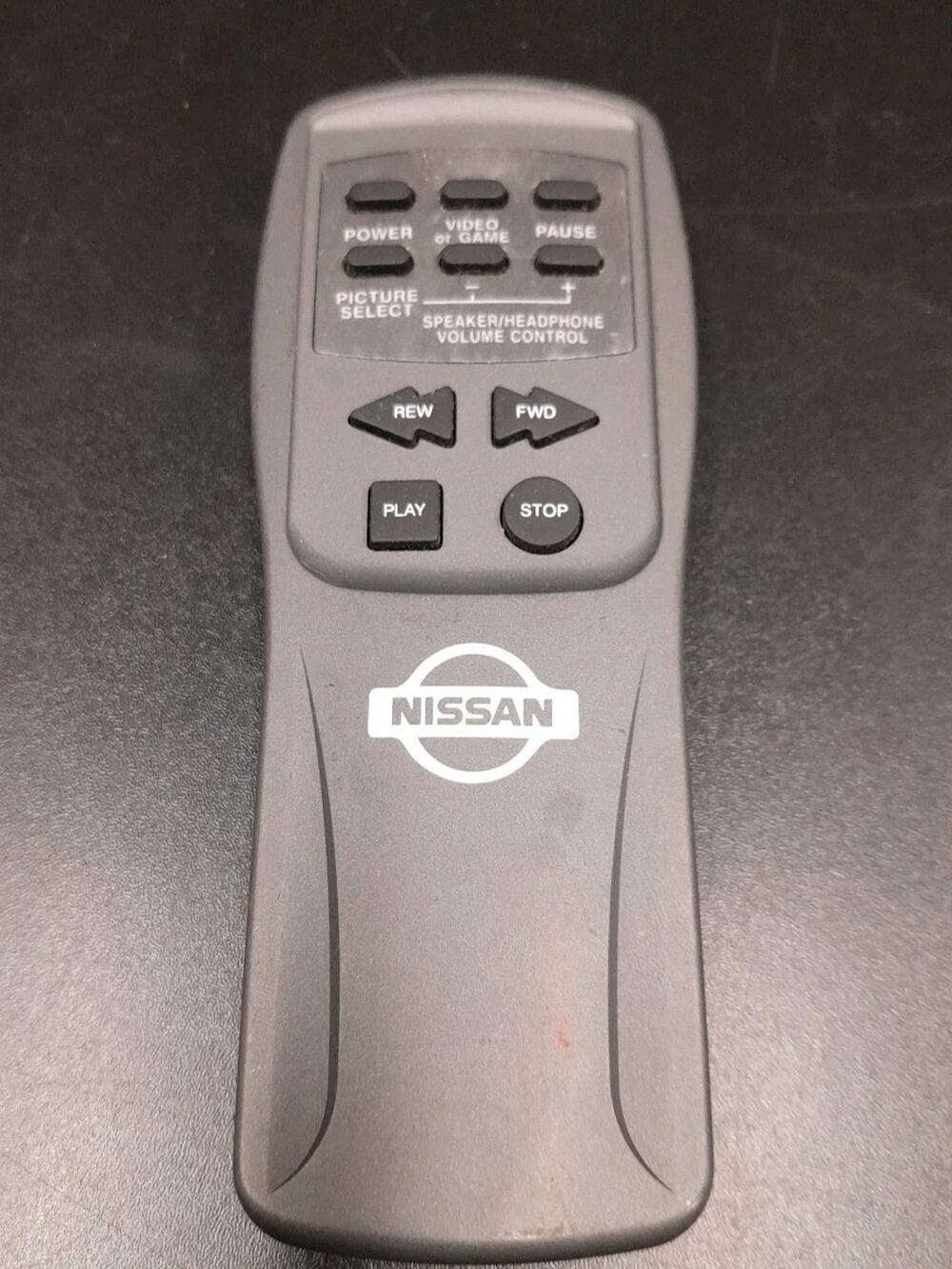 1995 1996 1997 NISSAN QUEST REAR OVERHEAD ENTERTAINMENT DVD REMOTE CONTROL OEM